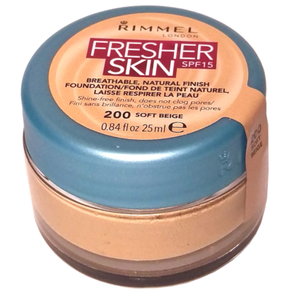 Rimmel Fresher Skin Foundation - 200 Soft Beige