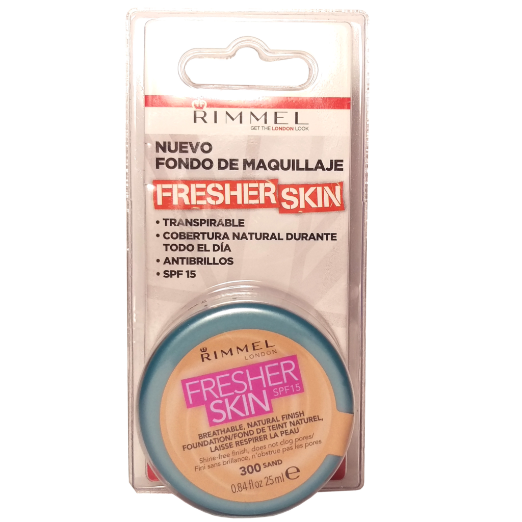 Rimmel Fresher Skin Foundation - 300 Sand