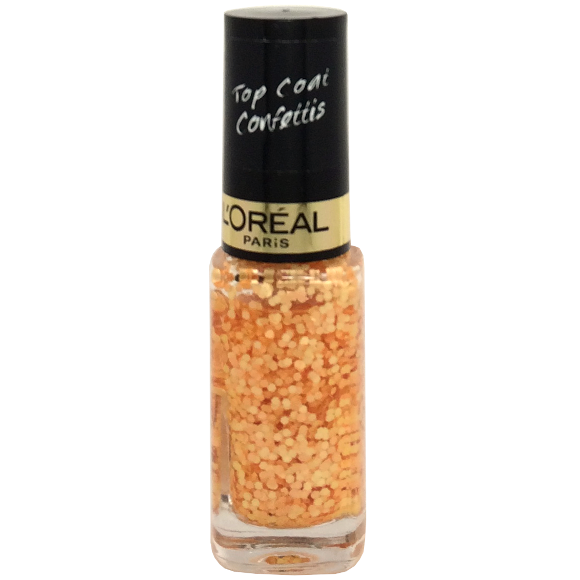 L'oreal Color Riche Nail Polish Top Coat Confetti's - 927 Splash Peach -  £